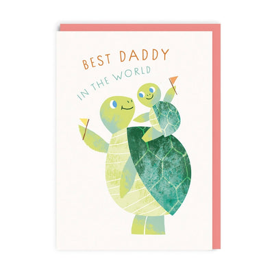 BEST DADDY TURTLES FATHER'S DAY CARD