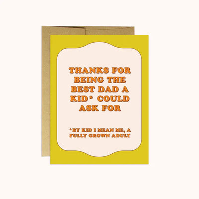 BEST DAD CARD