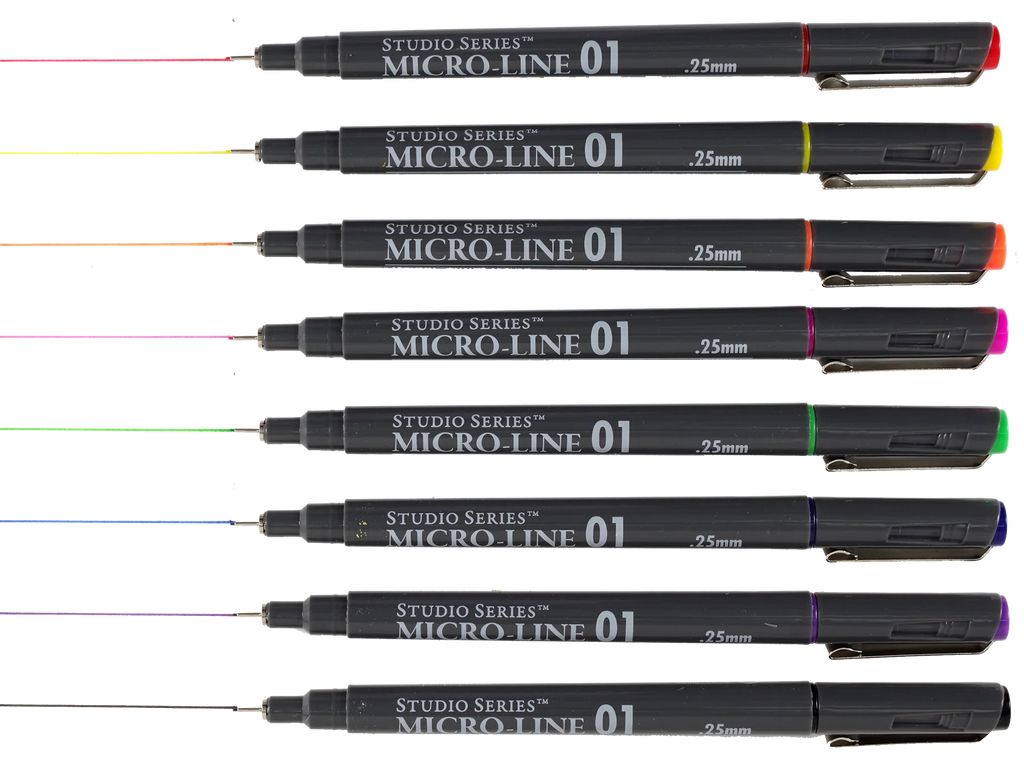 BIBLE MICRO-LINE COLOR PENS (SET OF 8 PENS)