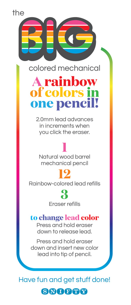 BIG COLORED MECHANICAL PENCIL