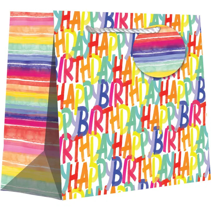 RAINBOW BIRTHDAY - JUMBO GIFT BAG
