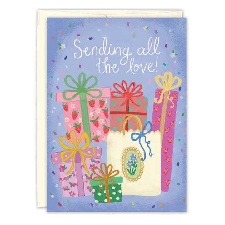 SENDING ALL THE LOVE BIRTHDAY CARD