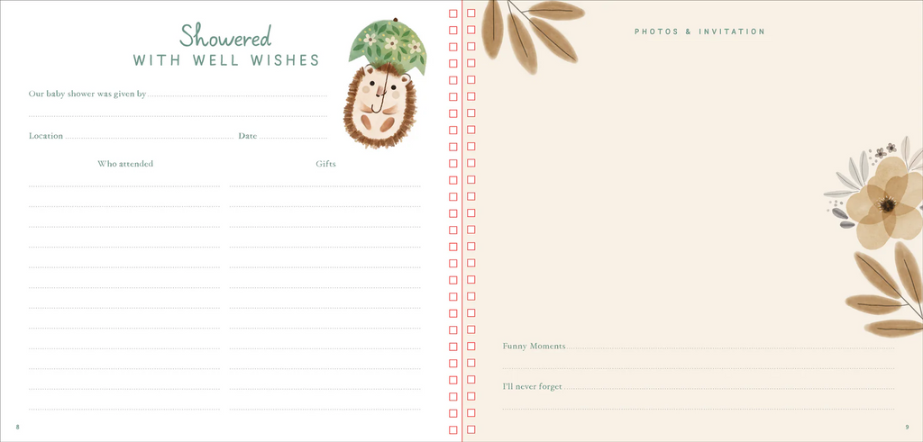 BABY'S FIRST YEARS-A MODERN MEMORY BOOK WITH KEEPSAKE BOX
