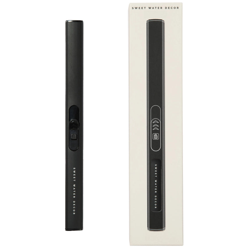 BLACK RECHARGEABLE ELECTRIC LIGHTER