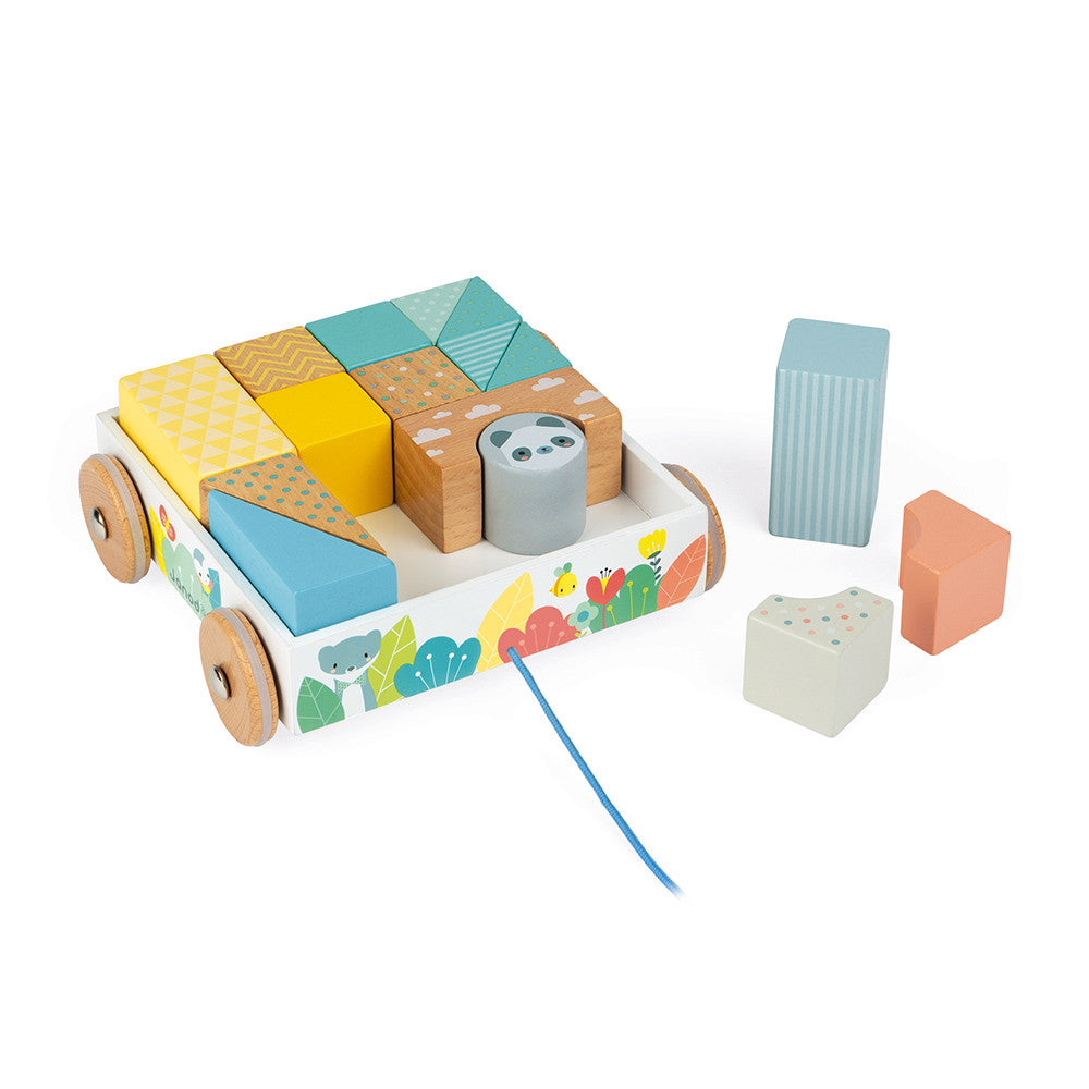 PURE - PULL-ALONG BLOCKS CART