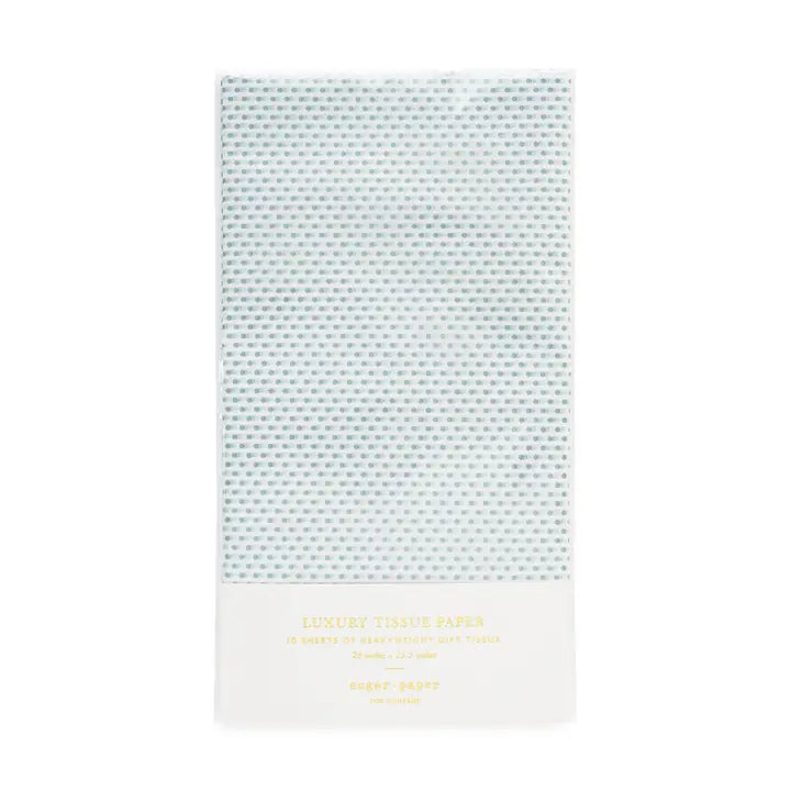 TISSUE PAPER, BLUE DOT