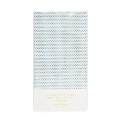 TISSUE PAPER, BLUE DOT