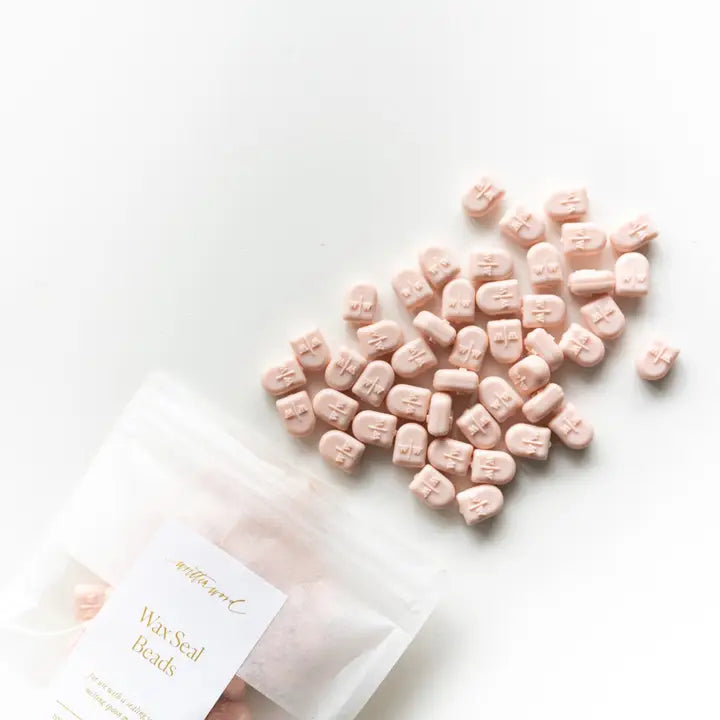 BLUSH WAX BEADS FOR WAX SEALS