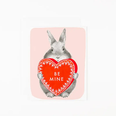 BE MINE BUNNY CARD