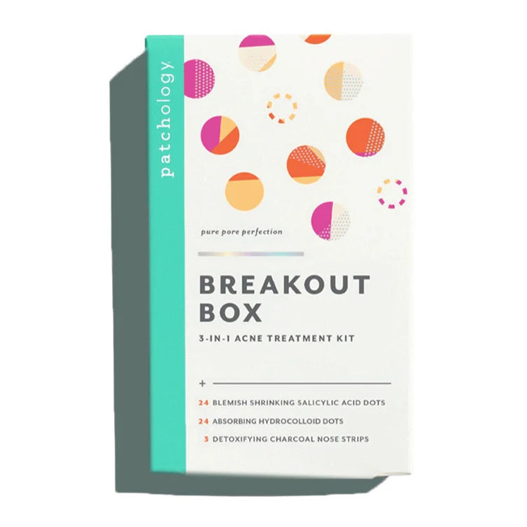 Patchology Breakout Box: 3-in-1 Acne Treatment Kit