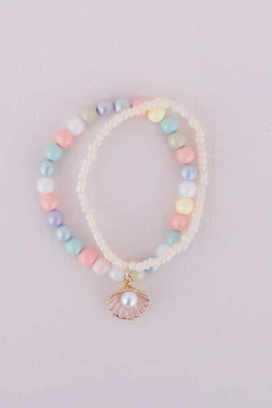 BOUTIQUE PASTEL SHELL BRACELET