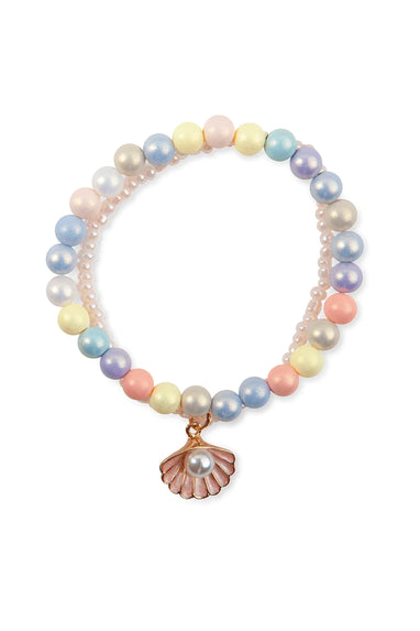 BOUTIQUE PASTEL SHELL BRACELET