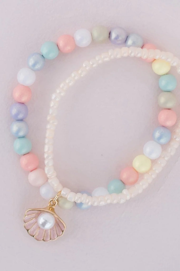 BOUTIQUE PASTEL SHELL BRACELET