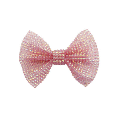 BOUTIQUE PINK GEM BOW HAIRCLIP