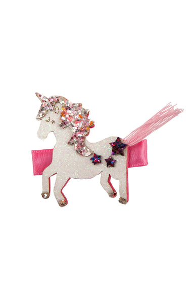 BOUTIQUE TASSY TAIL UNICORN HAIRCLIP