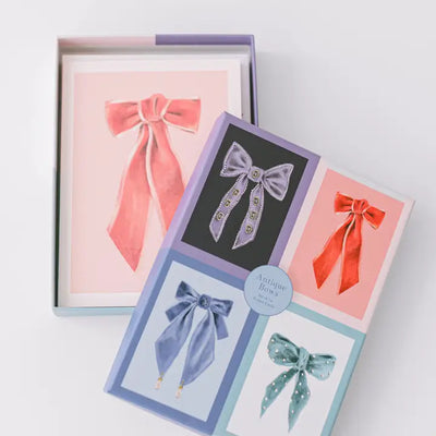 ANTIQUE BOWS STATIONERY SET