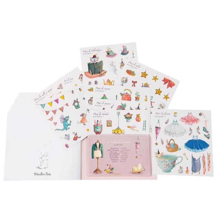COLORING BOOK & STICKERS - ONCE UPON A TIME