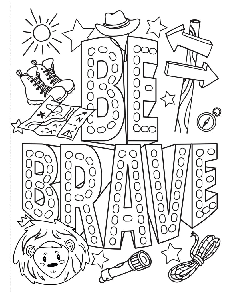 BRAVE, STRONG, AND SMART - THAT'S ME! COLORING BOOK