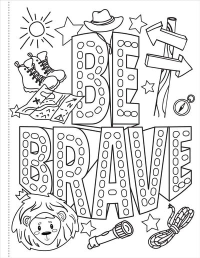 BRAVE, STRONG, AND SMART - THAT'S ME! COLORING BOOK