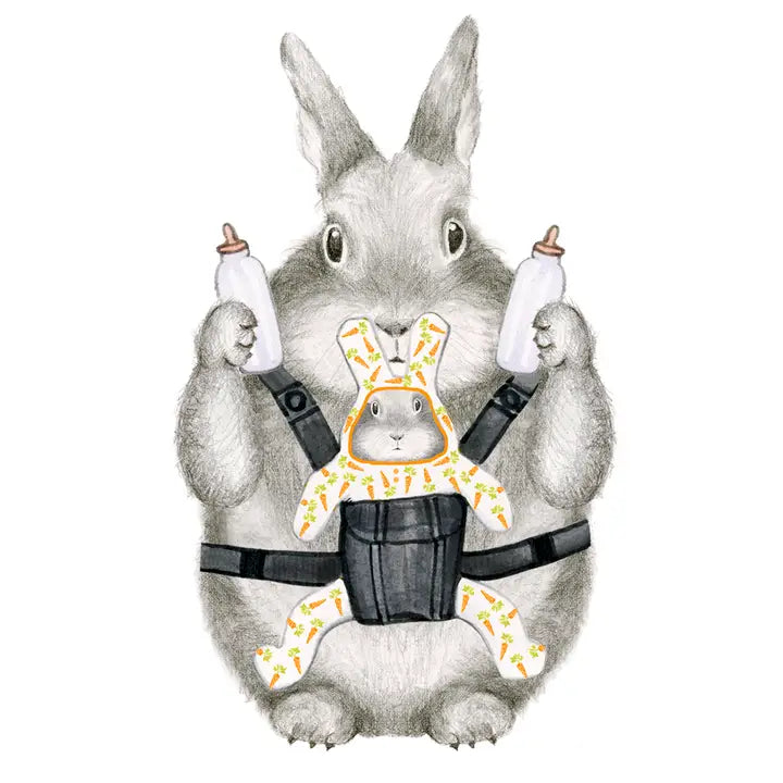 NEW PARENT BUNNY CARD