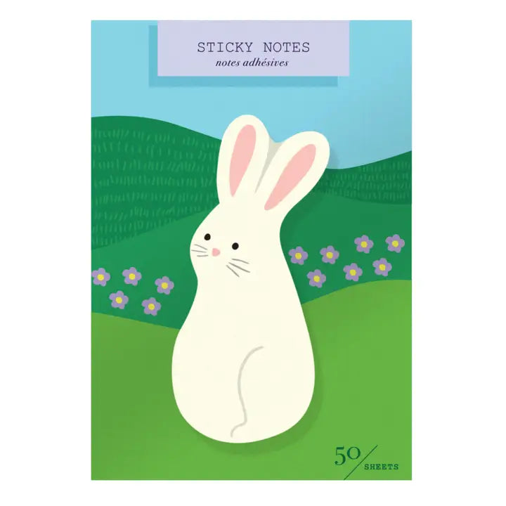BUNNY DIE CUT STICKY NOTES