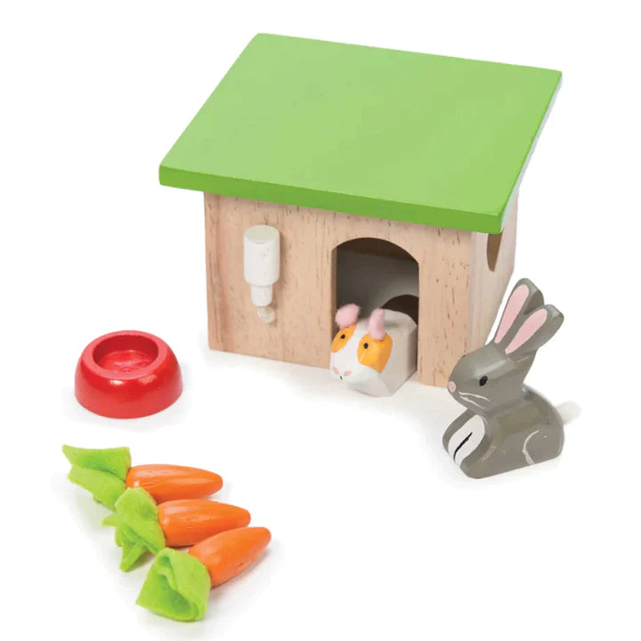 BUNNY & GUINEA PET ANIMAL SET