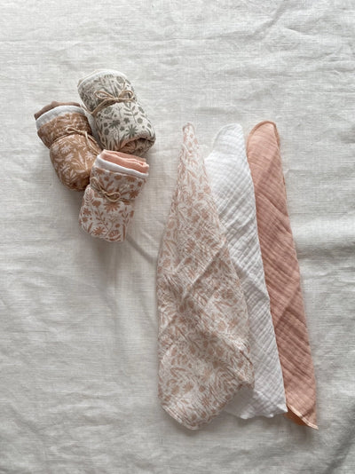 PETITE EVELINA BURP CLOTHS - SET OF 3