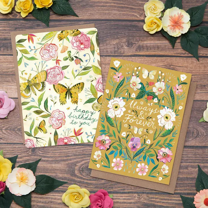 BUTTERFLY BIRTHDAY CARD