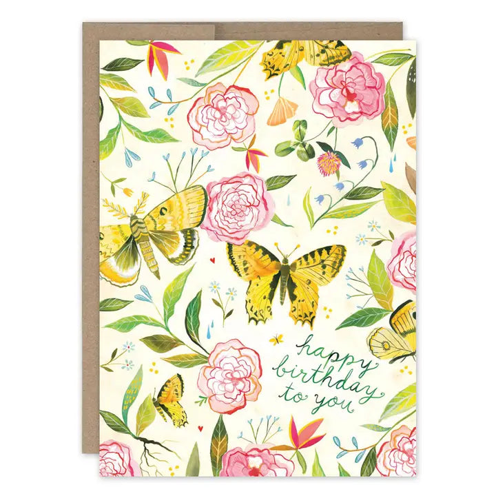 BUTTERFLY BIRTHDAY CARD