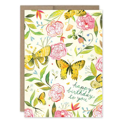 BUTTERFLY BIRTHDAY CARD