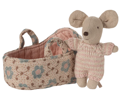 Baby Mouse In Carry Cot