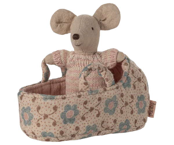 Baby Mouse In Carry Cot