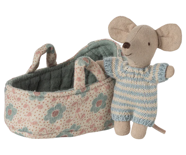 Baby Mouse In Carry Cot