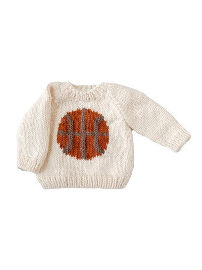 Basketball Knit Baby Sweater