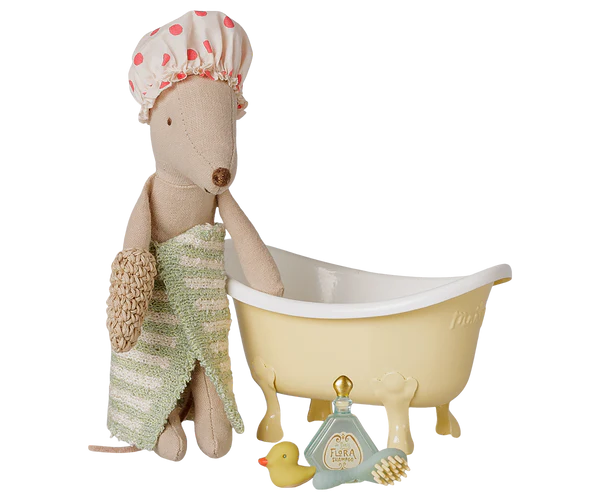 Bathtub Set, Mouse - Yellow