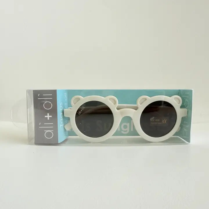 Kids Sunglasses Round (Bear Beige)