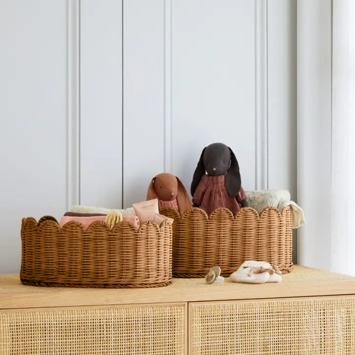 Belle Scalloped Basket Set
