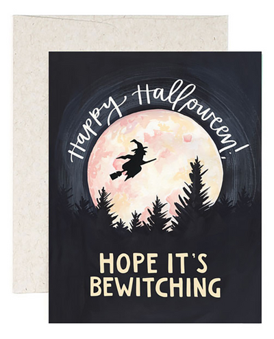 BEWITCHING HALLOWEEN GREETING CARD