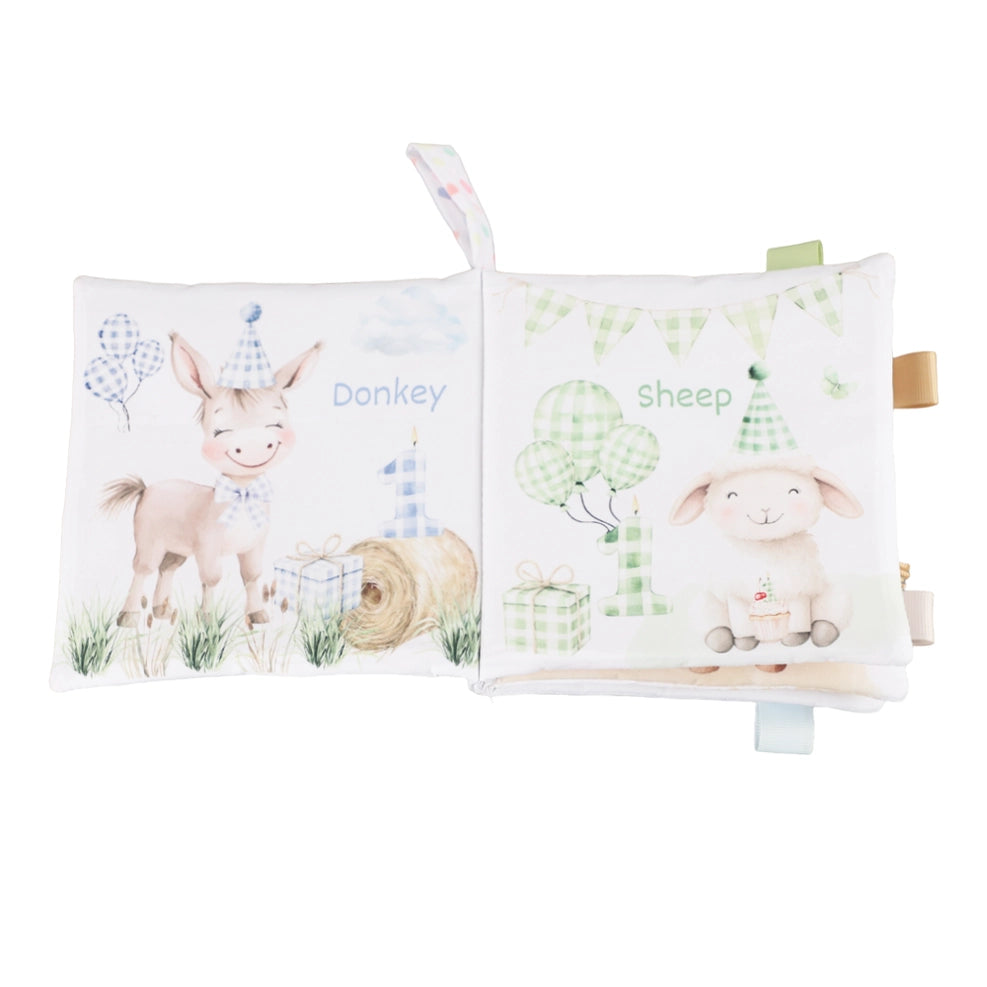 Birthday On The Farm – Crinkle Cloth Book