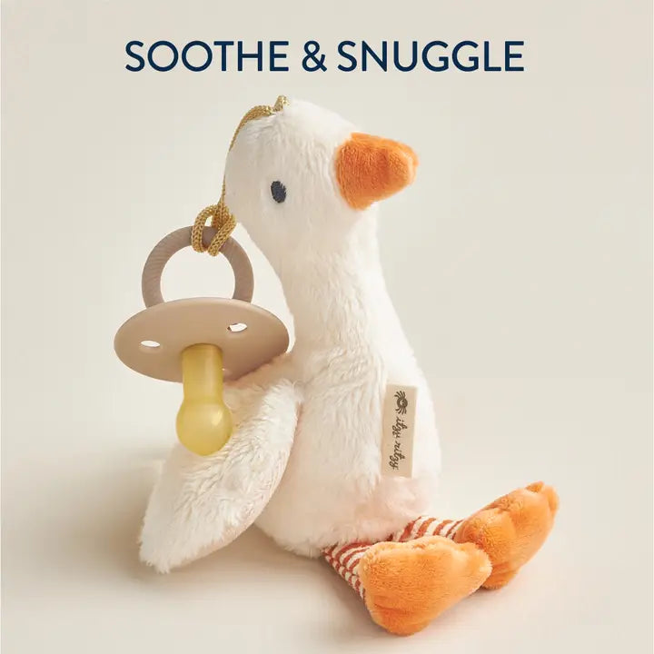 Bitzy Pal Natural Rubber Pacifier & Plush