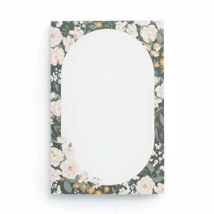 Blossom Large Notepad | Green Meadow Floral