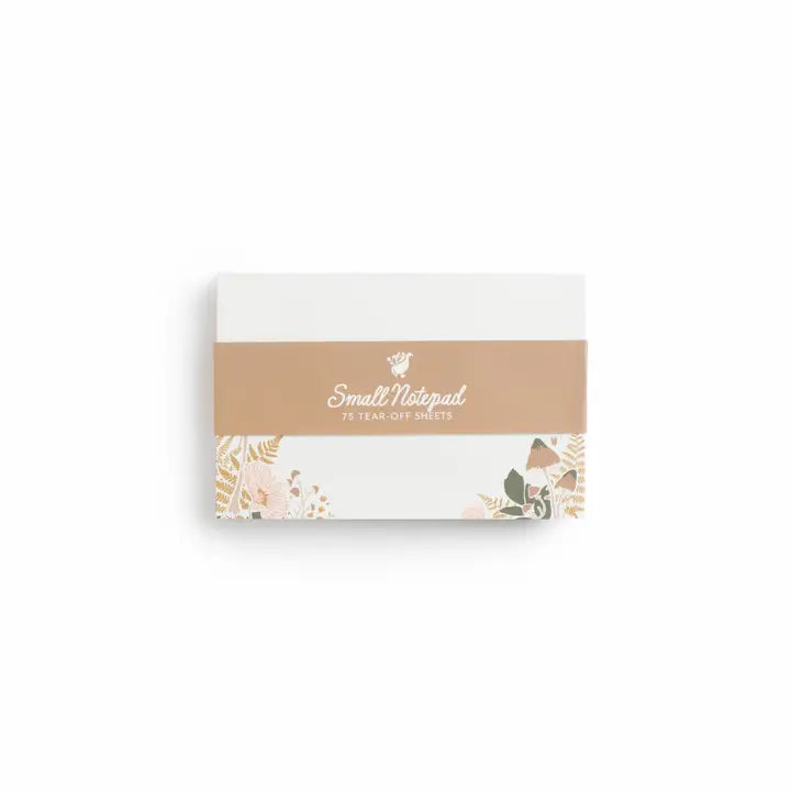 Blossom Small Notepad | Woodland Botanicals & Mushrooms