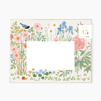 Garden Boxed set of 15 envelopes