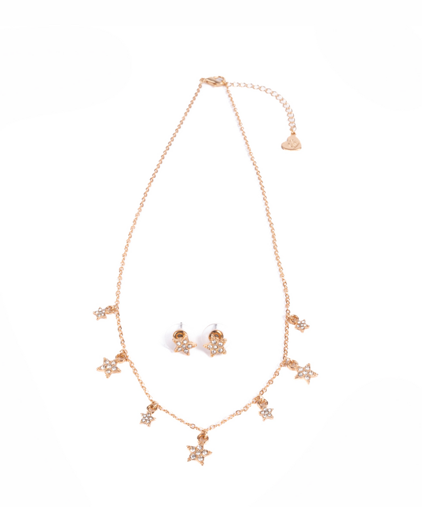 Boutique Chic Rising Star Necklace & Earrings