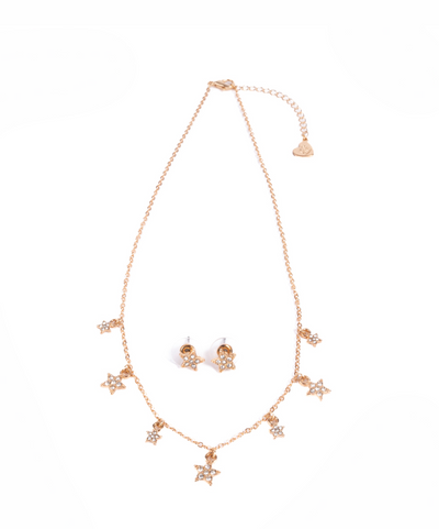Boutique Chic Rising Star Necklace & Earrings