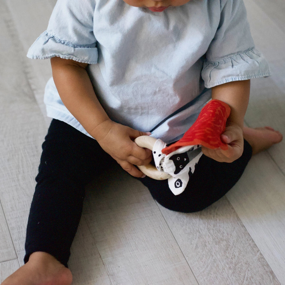 Butterfly Crinkle Ring Teether