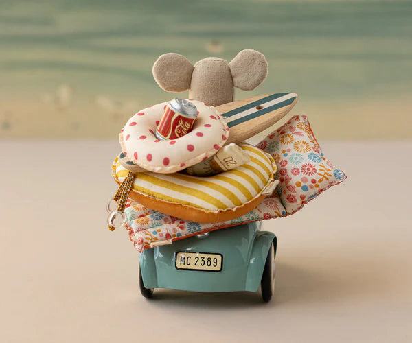 Car, Mouse - Light blue