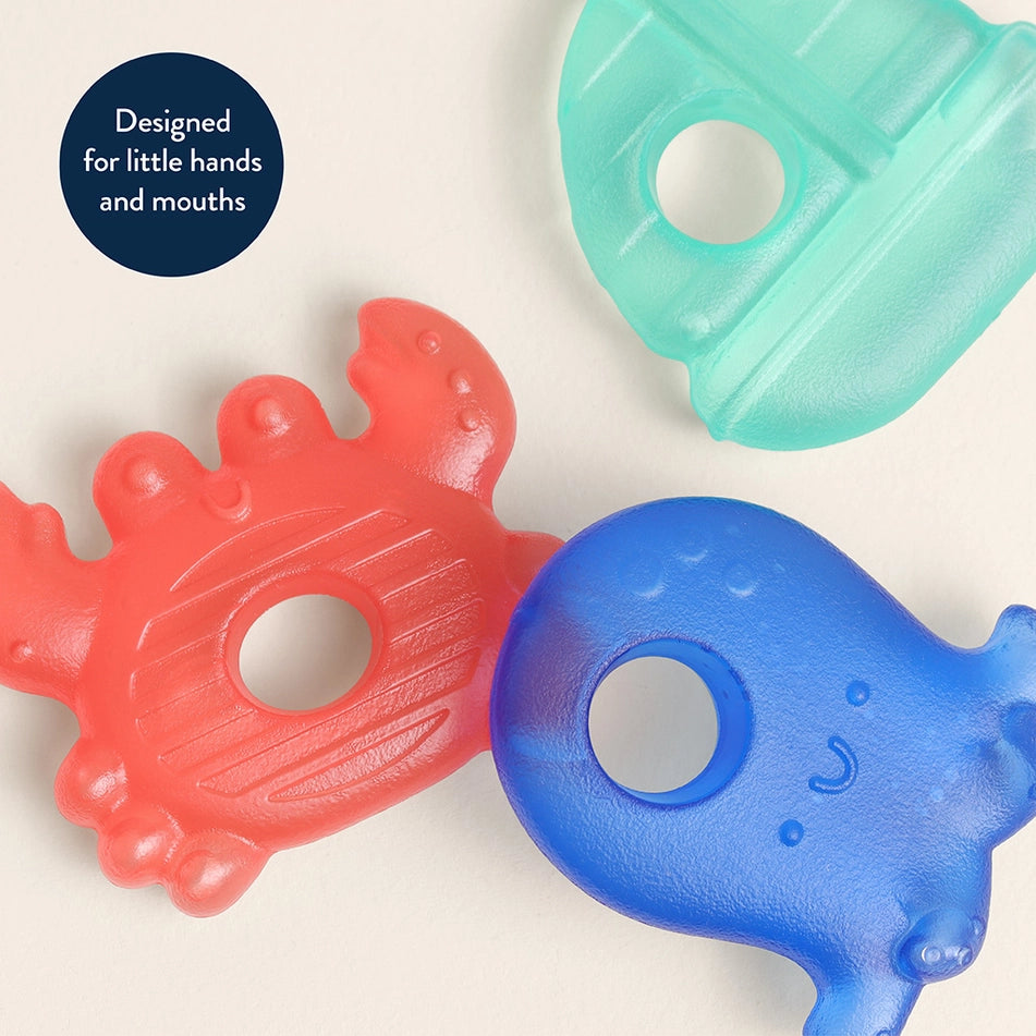 Cutie Coolers™ Water Filled Teethers (3-pack)