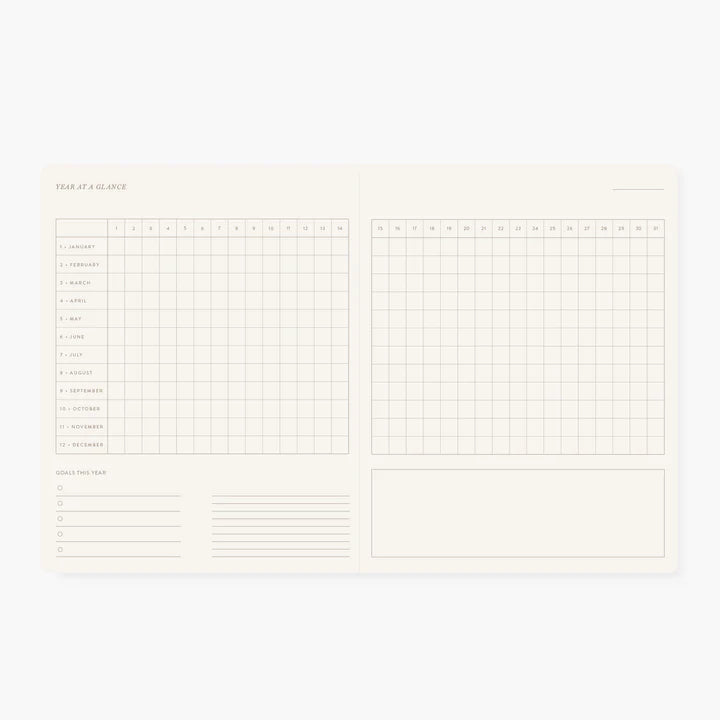 CAMELLIA | UNDATED MONTHLY PLANNER