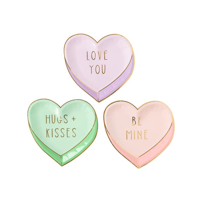 CANDY HEARTS SHAPED PLATE